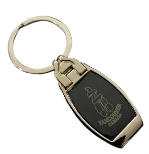 Black Metal Keychains