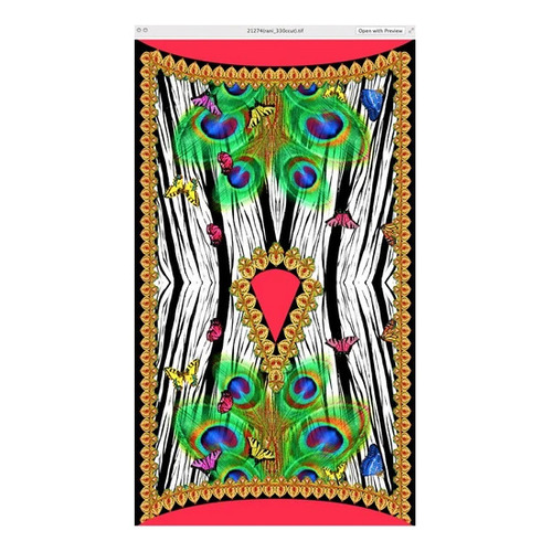 Digital Print Fabric - Soft Cotton Blend with High-Resolution, Vibrant Multicolor Prints | Lightweight, Breathable, Washable Material for Garments