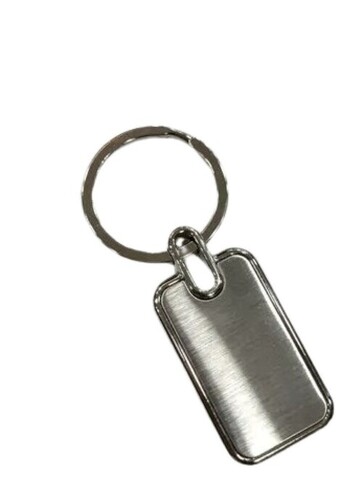 Double Side Silver Metal Key Ring Keychain - Rust Resistant, Easy to Clean | New Condition, Quality Tested