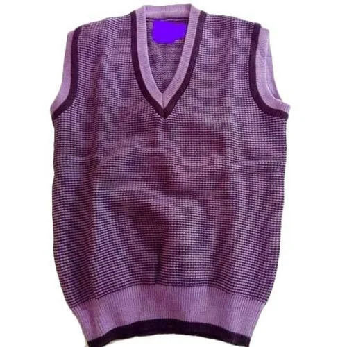 Men Sleeveless V Neck Sweater