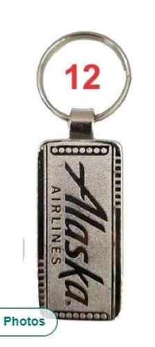 Metal Key Chain with silver key ring