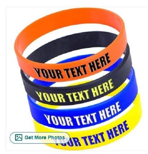 Printed Silicone Rubber Wristbands