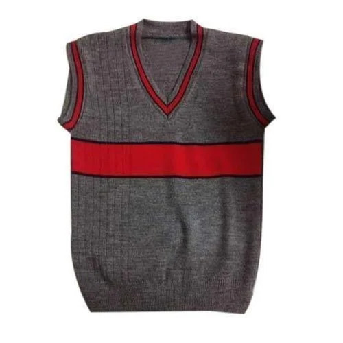 Sleeveless Mens Uniform Sweater