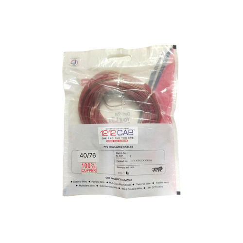 1212 Cab Copper Bc Bc Transparent Speaker Wire - Insulation Material: Fr Pvc