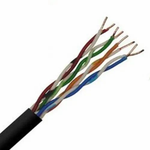 Cat 5e Cable - PVC Material, Standard Size, Any Color | Lightweight, Shock & Heat Resistant, High Efficiency, Easy to Use