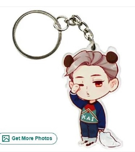 Customized Acrylic Cartoon Keychain - Fancy Appearance, Easy to Clean | New, Various Colors, Professional Style, Metal Ring Included