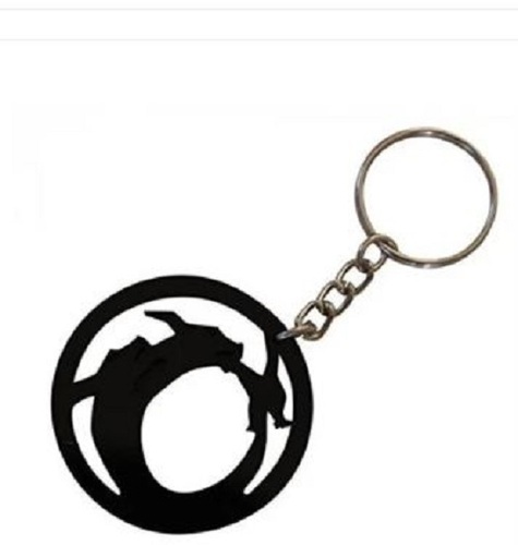 Customized Black Acrylic Keychains