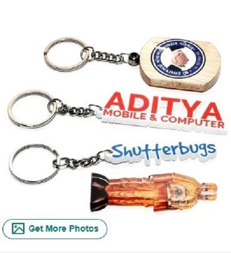Designer Customized Acrylic Keychains - Acrylic Material, Lightweight Design, Various Colors | Easy to Clean, Indian Professional Style, Ideal for Gifting