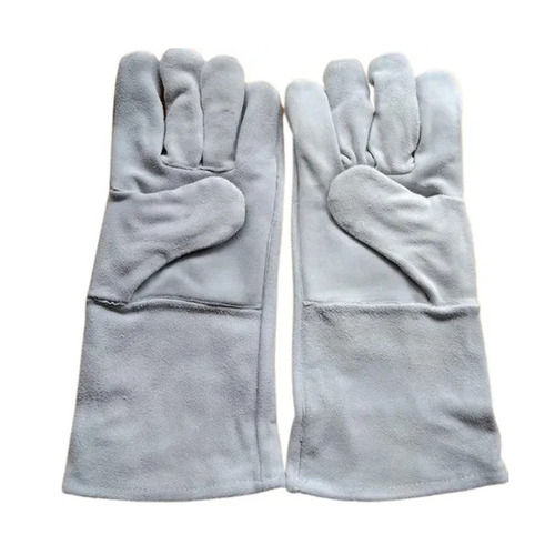 Gray Cotton Safety Gloves