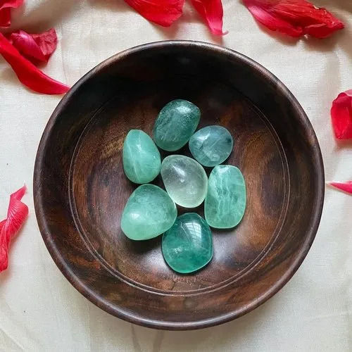 Green Gemstone Tumbled Stones