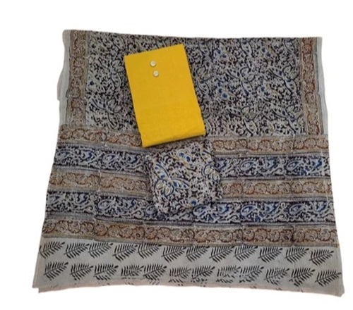 Kalamkari Print Cotton Dress Material
