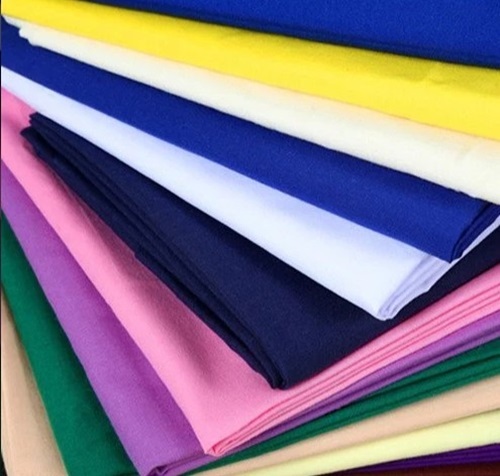 Multicolor Plain Lining Fabrics - GSM-50-100, Width 58-60 Inches, Color Black | Features: All Colors, Plain Pattern for Garments