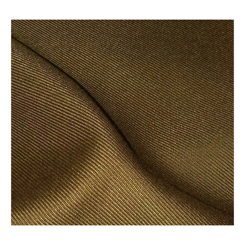 Angola Fabric - 240-250 GSM, Khaki Color, Plain Texture | Washable Fabric for Police Uniforms and Apparel
