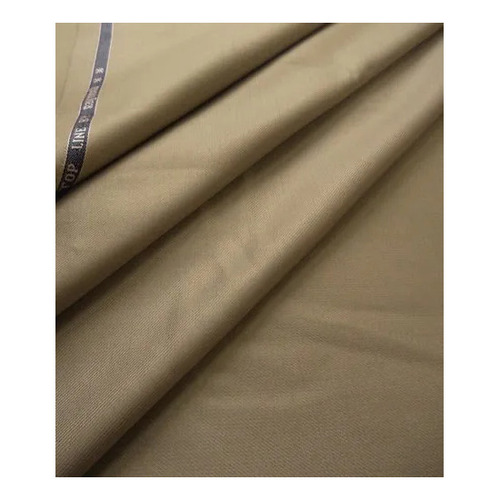 Pv Lycra Khaki Fabric - 58 Inch Width, Plain Pattern | Lightweight, Stretchable, Moisture-wicking, Machine Washable