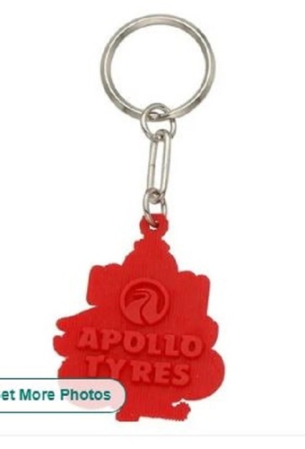 Red Color Plastic Keychain