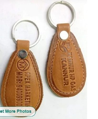 Tan Brown Combo Leather Keychain Pack