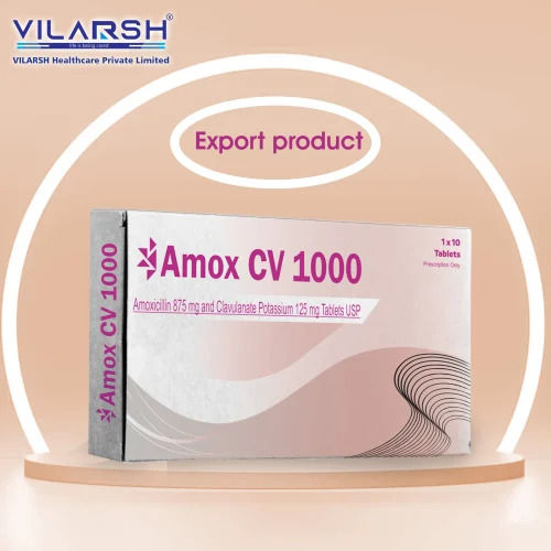 Amoxicillin 875 Mg Clavulanate Potassium 125 Mg Tablets USP