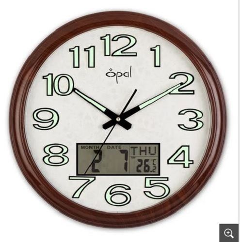 Analog Digital Wall Clock