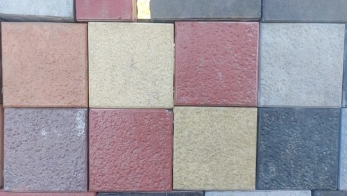 Paver Blocks - Cement Material, 2mm Thickness, Multi Color | Interlocking Design, Weather Resistant, Slip-Resistant, Load Bearing, Easy Installation