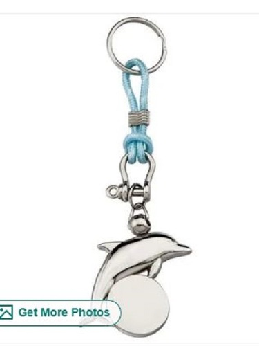 Dolphin Shape Promotional Key Chain - Metal | Easy to Clean, Delivered on Time, Various Colors, Lightweight, Perfect for Gifting, Indian Style, Professional Look