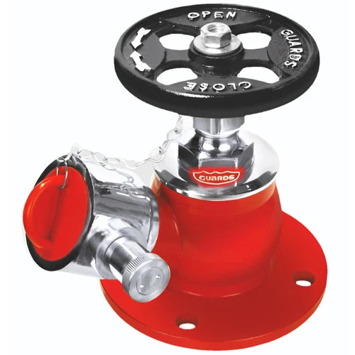 Fire Hydrant Valve - 3 Inch High Pressure Red Color Coated Stainless Steel | Manual Operation Structurally Uniformed Hydraulically Engineered