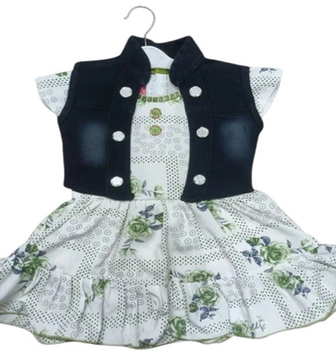 Girls Frocks Jacket Set