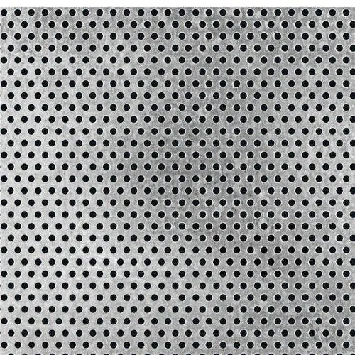 Perforated Metal Sheets - Durable Stainless Steel, Rust Free, High Strength | Industrial Plate, Silver Grey Finish