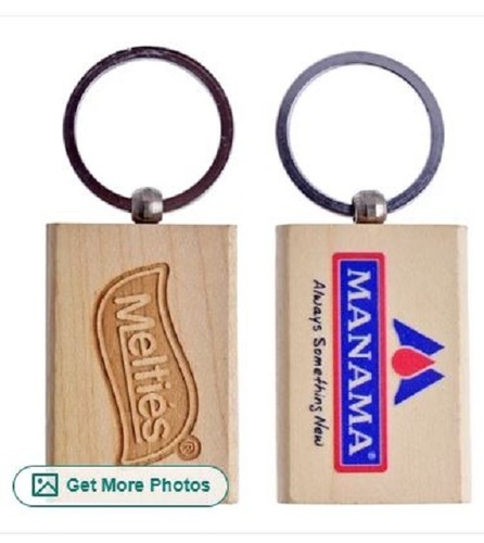 Rectangular Laminated Promotional Metal Key Chain - Metal, Lightweight Design, Various Colors | Timely Delivery, Long Lasting Finish, Ideal for Gifting