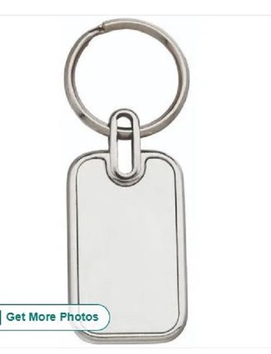 Rectangular Metal Key Chain - Fancy Design, Easy to Clean | Various Colors, Professional Indian Style