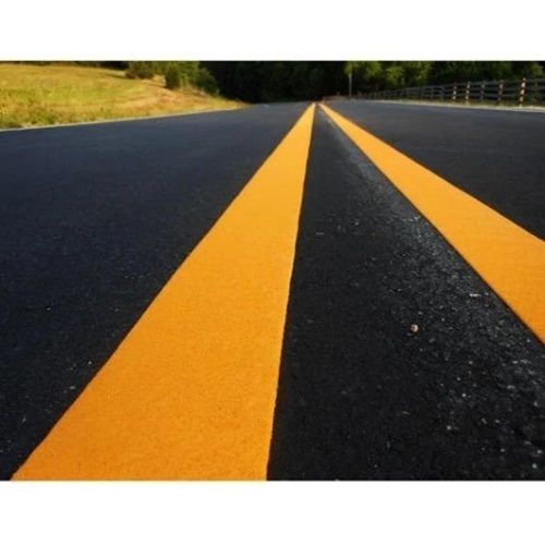 Thermoplastic Road Marking Paint - Liquid Formula 10 Kg Drum, Bright Yellow Color, Versatile Usage for Line Markings