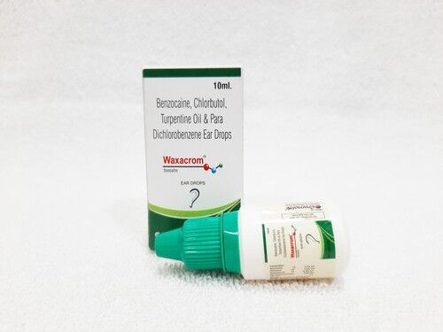 Waxacrom Ear Wax Dissolvent Antifungal and Antibacterial Turpentine Drops