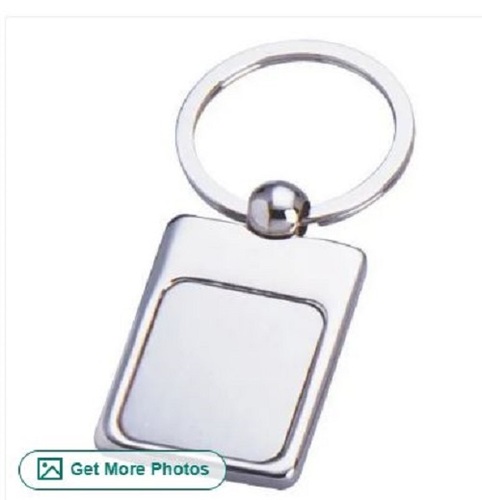 Zinc Alloy Promotional Metal Keychain - Metal, Light Weight, Glossy Finish | Professional Style, Indian Regional Style, Available in Various Colors