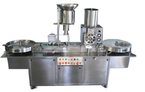 Automatic Powder Filling Machine - Stainless Steel Construction, High-speed Fully Automated System For Efficient Bottle Filling