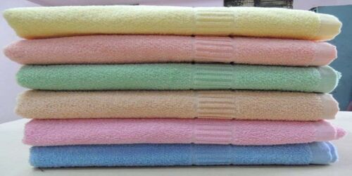 Cotton Plain Crape Towel - Color: Various