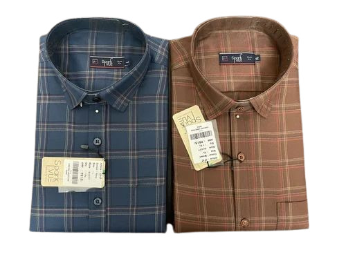 Men Check Shirt