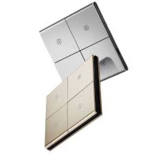 Smart Touch Switch - 10-24A | Customizable Size, Grey Color, Controls Lights, Fans, Dimmable Lighting, Curtains, Projectors