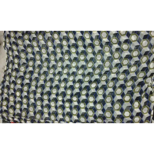 Chiffon Fabric - 44 Inch Width, Multicolor Printed Design | 100% Washable, Ideal for Textile Garments