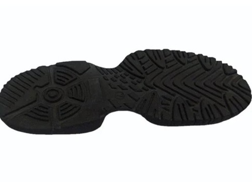 11 Inch Men Sandal Sole - Rubber, Size 7-10, Black Color, 4 mm Thickness | Casual Wear, Versatile Shoe Type for Men