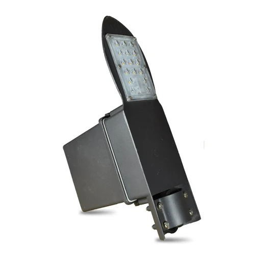 Solar LED Street Light - 12W Solar Power 20 Ah Lithium Ion Battery | Black IP40 Rated 2-Year Warranty