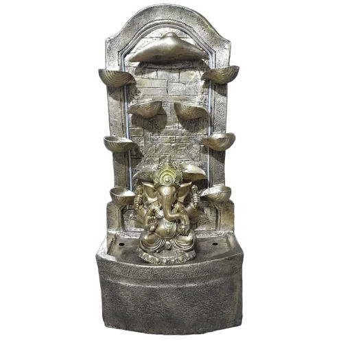 Fiberglass Diya Ganesha Water Fountain