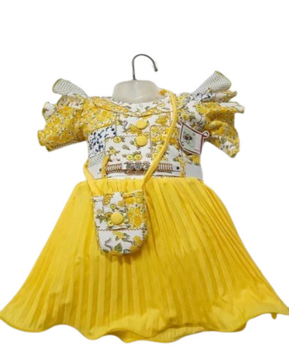 Girls Yellow Frocks