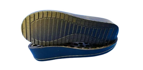 Ladies Wedge Sandal Sole - PVC Material Size 7 Black Color | Stylish Design for Modern Women Ideal for Casual and Dressy Occasions