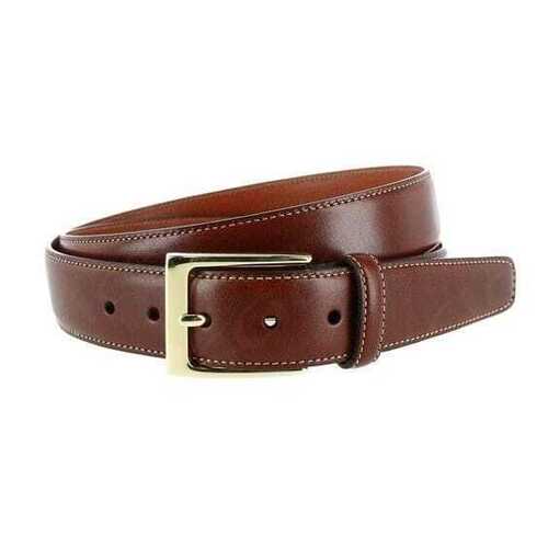 Leather Casual Belt - Buckle Material: Na