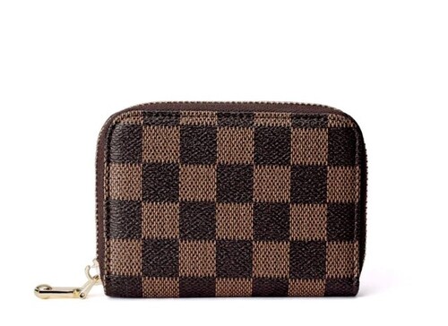 Leather Coin Wallet - Multi Color, Zipper Closure, Folded Design for All Sizes