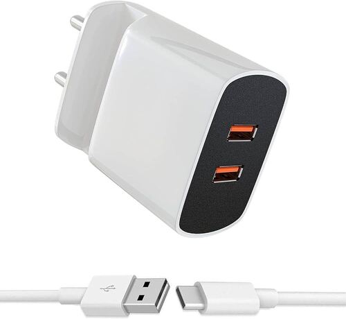 Mobile Phone Adapter - AU Plug USB, 240V Input, Black/White Color, IP67 Protection Level | 2 Years Warranty, Ideal for Charging