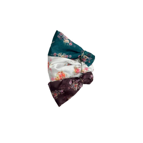 Organza Print Fabric - 100% Silk, 44 Inch Width | Multicolor, Washable, Autumn & Summer Use