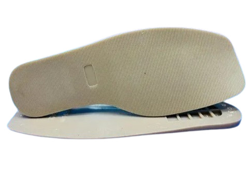 Pvc Ladies Sandal Sole - Flat Design, All Sizes Available | Durable PVC Material, Elegant Brown Color, Comfortable Footwear