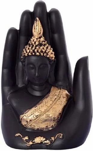 Resin Palm Gautam Buddha Statue