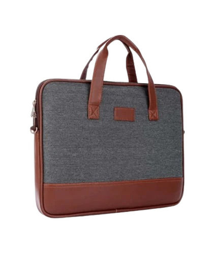 Canvas And Pu Leather Office Bag