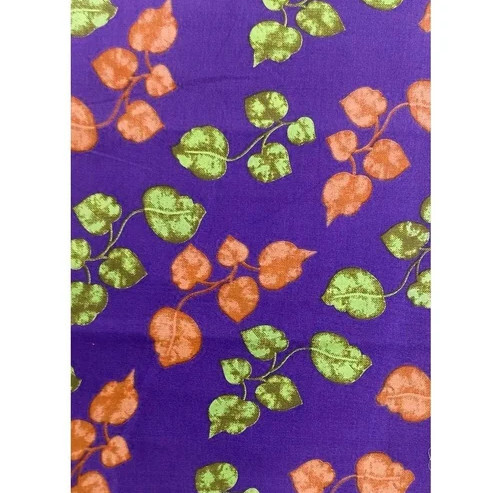 Dull Cotton Nighty Fabric - Cotton Material, Multicolor Printed Design | Tear-resistant For Durability And Nightwear Comfort